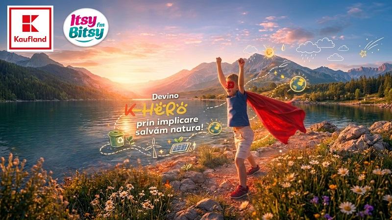 Kaufland si Itsy Bitsy FM au lansat K-HERO, proiectul care transforma copiii in supereroi ai sustenabilitatii